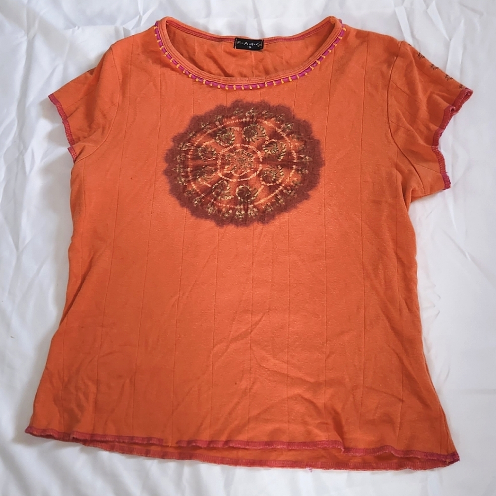 Orange FANG Tee